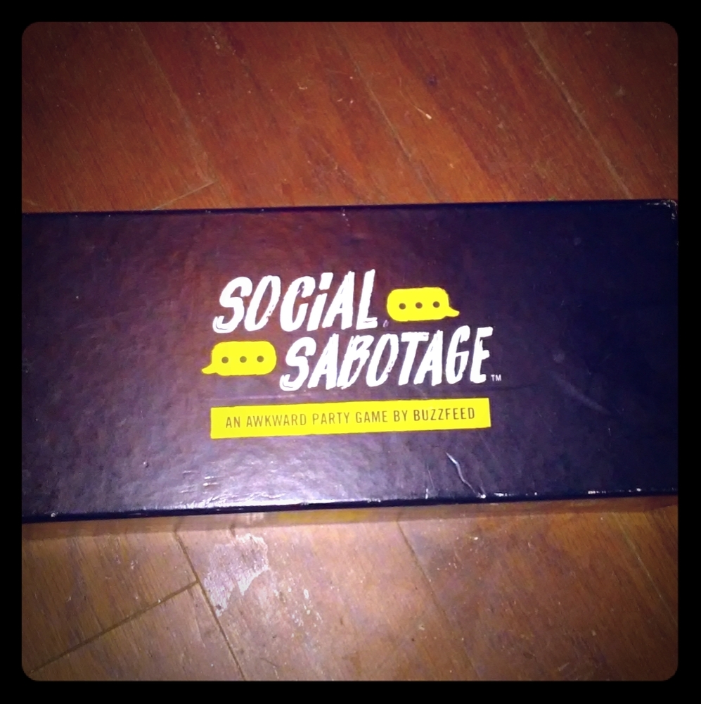 Social Sabotage!! Card game!